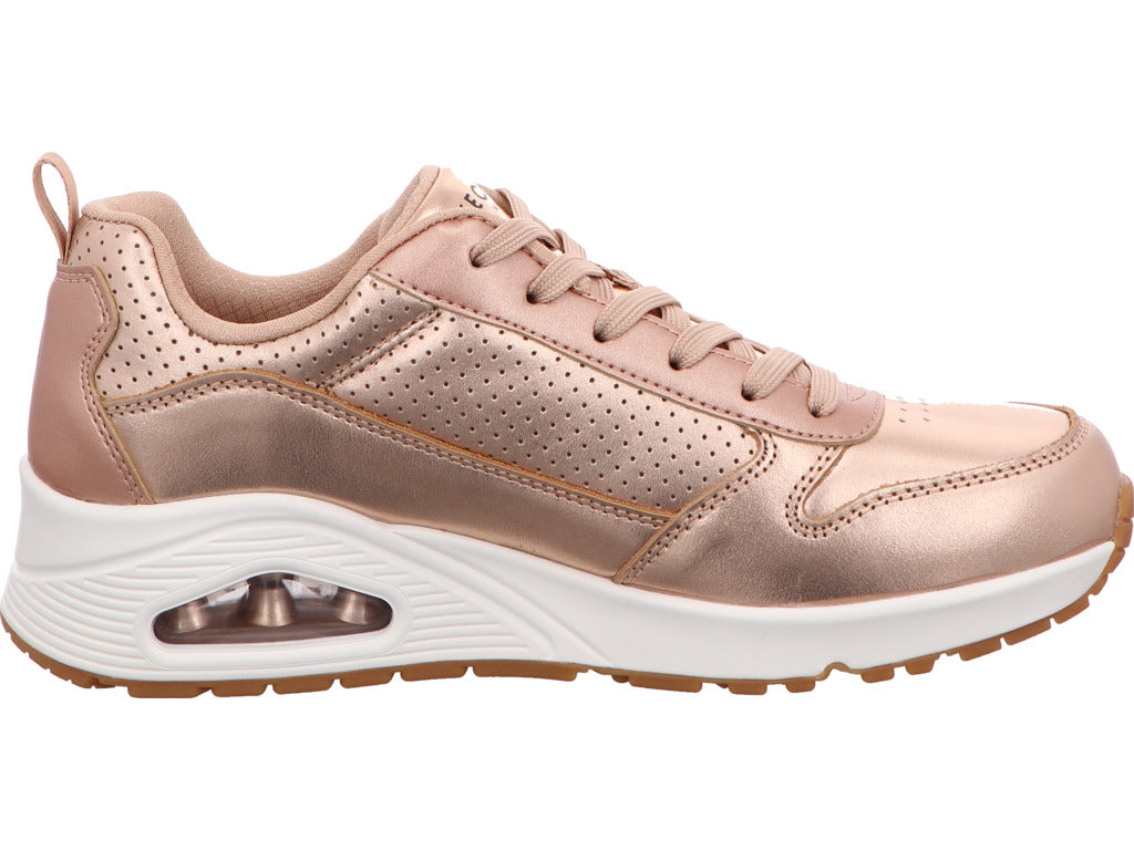 Skechers Damen Sneaker Uno - Metallixs in rose