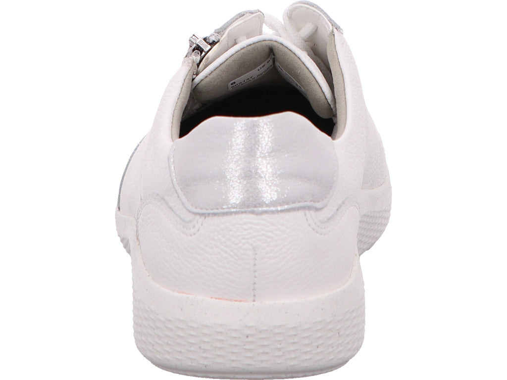 Waldläufer damesschoen K-Kalea met veters in een wit-multicolor combinatie