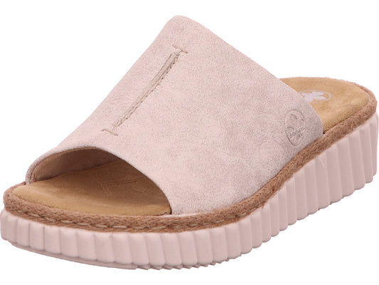 Rieker Damen Pantolette  in beige