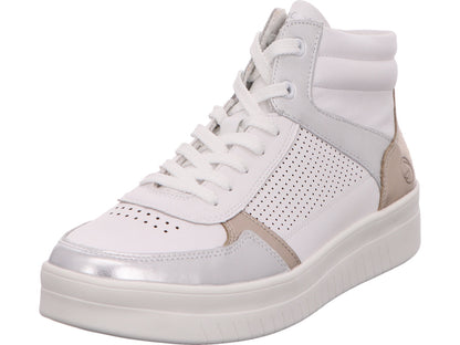 Remonte Damen Stiefel  in weiß-bunt-kombiniert