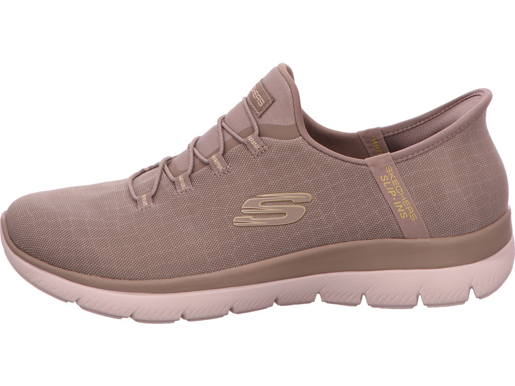 Skechers damesslippers Summits Classy Night in beige