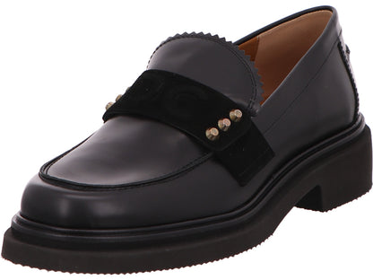 Donna Carolina Damen Slipper  in schwarz