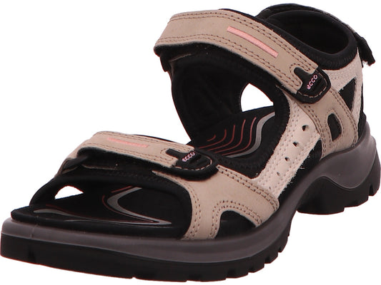 Ecco damessandaal Offroad Yucatan in beige-multicolor combinatie