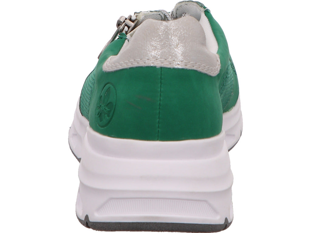 Rieker Damen Sneaker  in grün-bunt-kombiniert