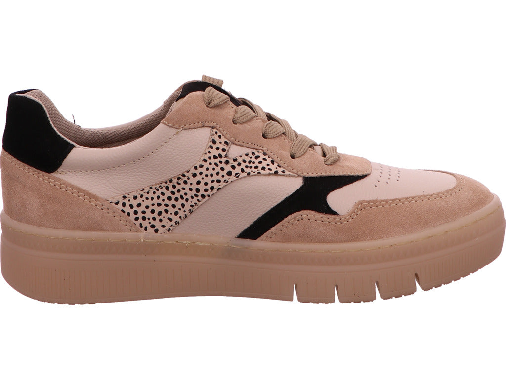 Tamaris Damen Sneaker  in beige-bunt-kombiniert