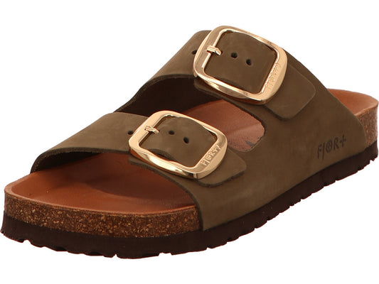 Fjor Damen Pantolette  in khaki
