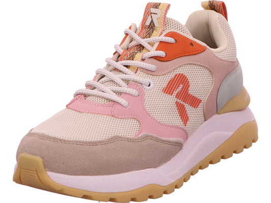 Rieker Damen Sneaker  in beige-bunt-kombiniert