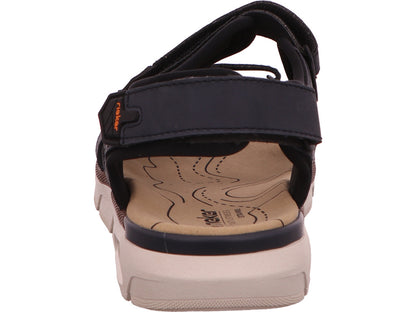 Rieker Herren Sandalette  in blau-bunt-kombiniert