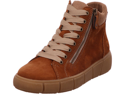 Remonte Damen Stiefel  in braun-bunt-kombiniert