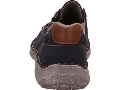 Rieker Herren Halbschuh  in blau-bunt-kombiniert