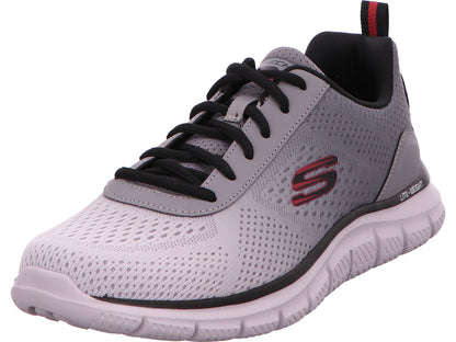 Skechers Ripkent herensneakers in een combinatie van grijs en meerdere kleuren.