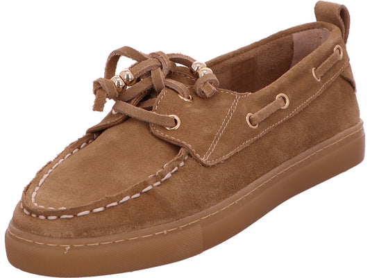 Poelman Damen Slipper  in hellbraun