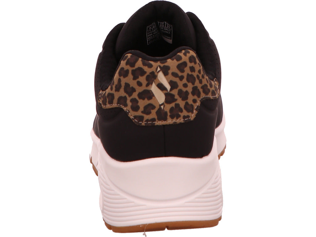 Skechers Damen Sneaker Uno Jungle Nite in schwarz-bunt-kombiniert