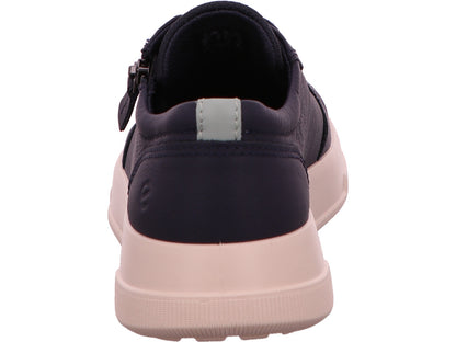 Ecco Damen Sneaker Move W Zip Lace Sneaker in blau-bunt-kombiniert
