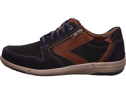 Josef Seibel Herren Halbschuh Enrico 20 in blau-bunt-kombiniert