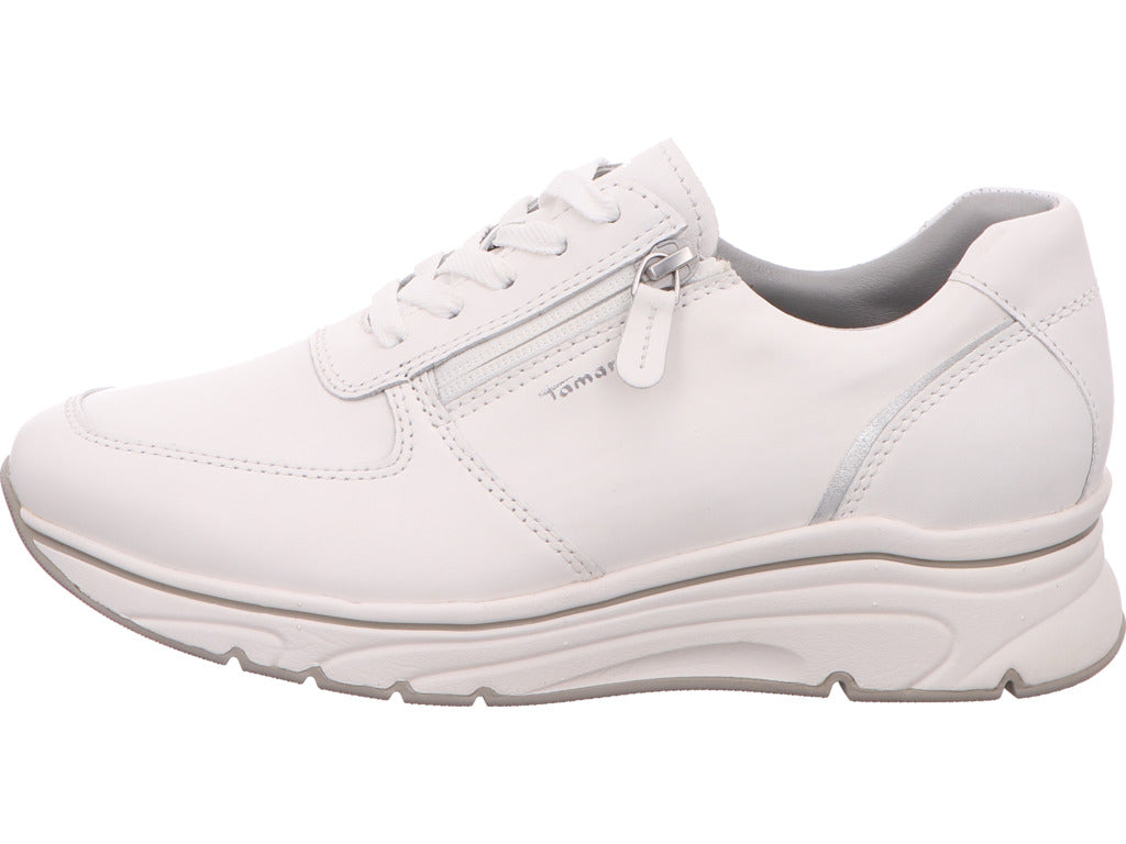 Tamaris Damen Sneaker  in weiß-bunt-kombiniert