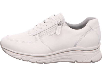 Tamaris Damen Sneaker  in weiß-bunt-kombiniert