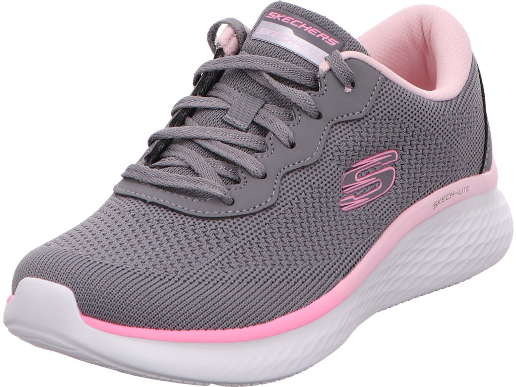 Skechers Lite Pro damessneakers - Warm Glow in een grijs-multicolor combinatie