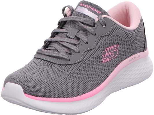 Skechers Lite Pro damessneakers - Warm Glow in een grijs-multicolor combinatie