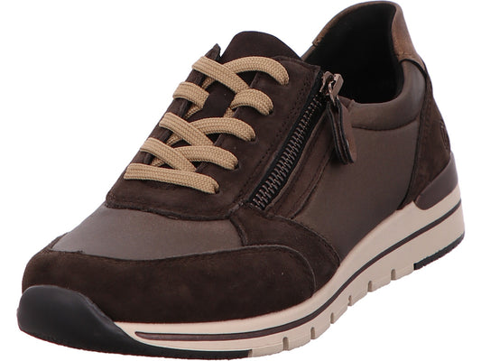 Remonte Damen Sneaker  in braun-bunt-kombiniert
