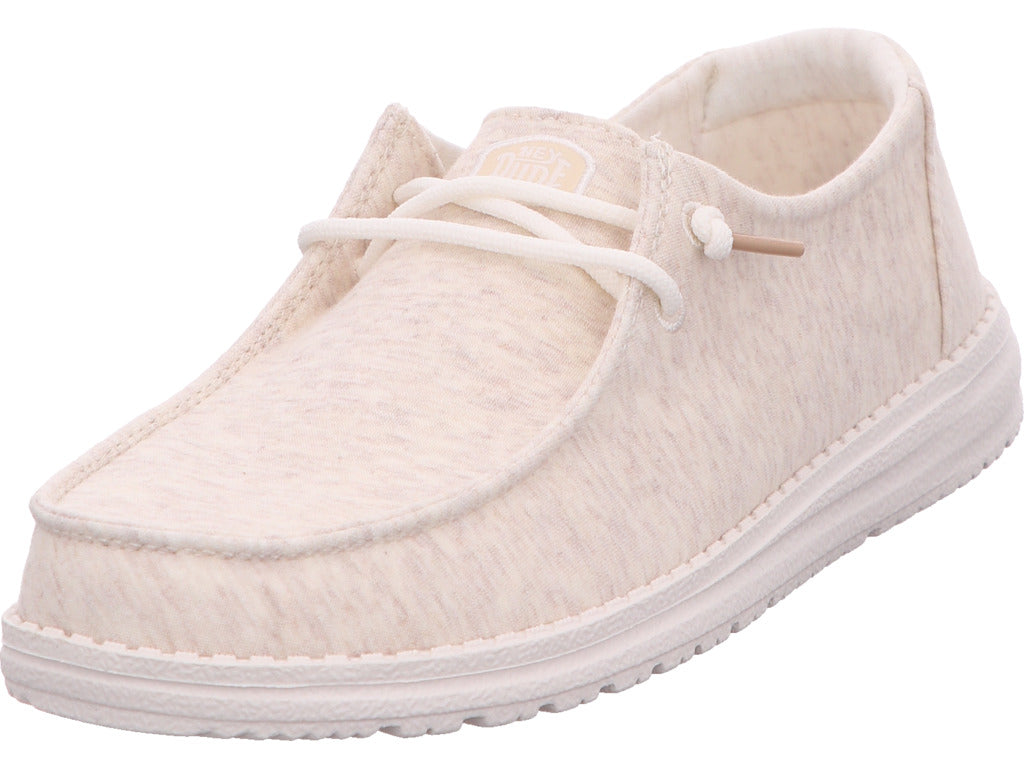Hey Dude Damen Slipper Wendy Stretch Speckle in hellbeige