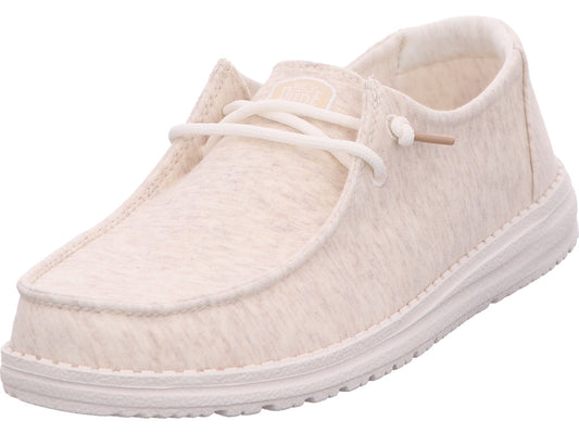 Hey Dude Damen Slipper Wendy Stretch Speckle in hellbeige