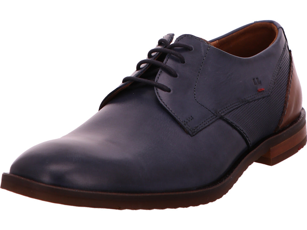 Lloyd Herren Schnürschuh Domino in blau-bunt-kombiniert