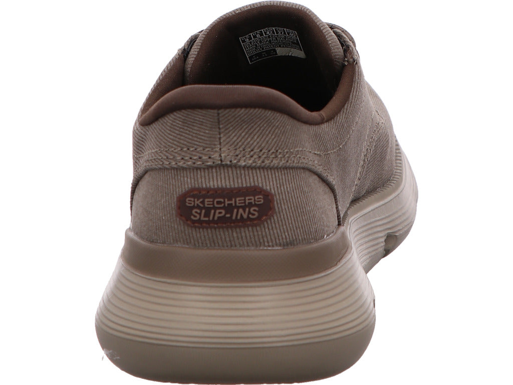 Skechers Herren Slipper Slip In - Garza - Clive in taupe