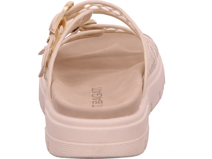 Bagatt Damen Pantolette Dalia Evo in beige-bunt-kombiniert