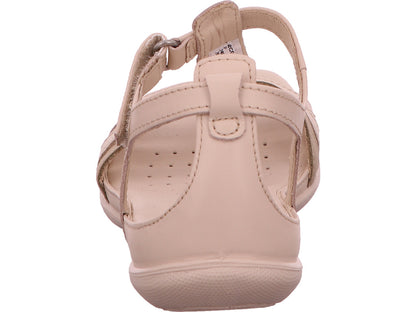 Ecco Damen Sandalette Flash T-Bar in beige-bunt-kombiniert