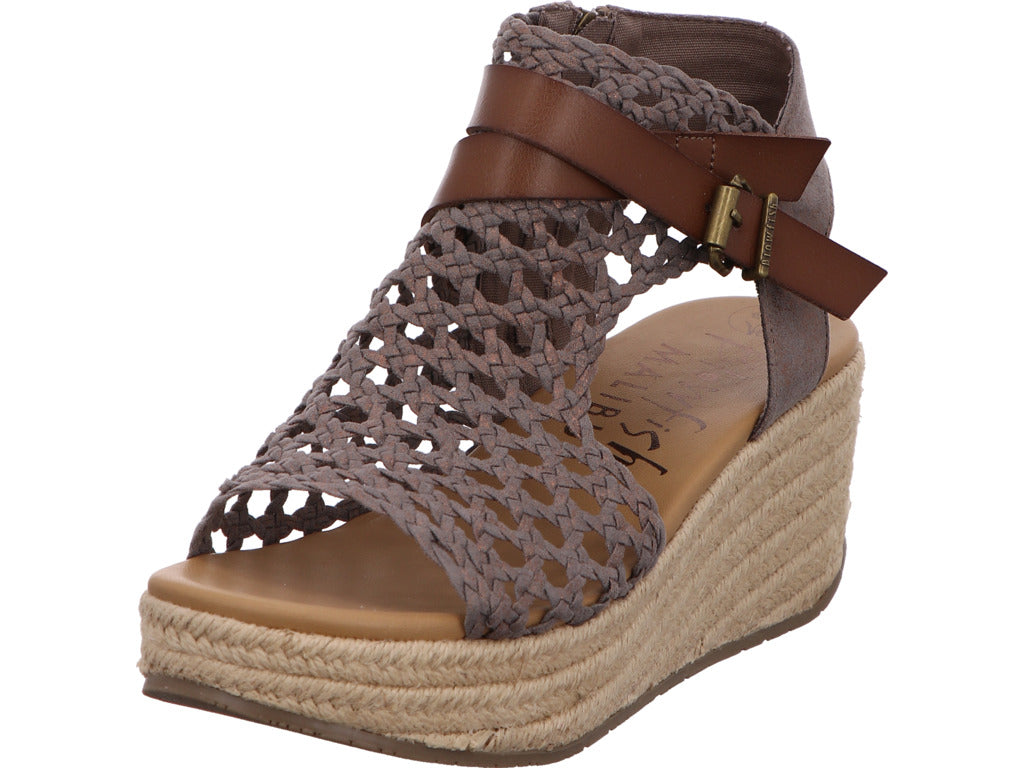 Blowfish Damen Sandalette Anuella in grau-bunt-kombiniert
