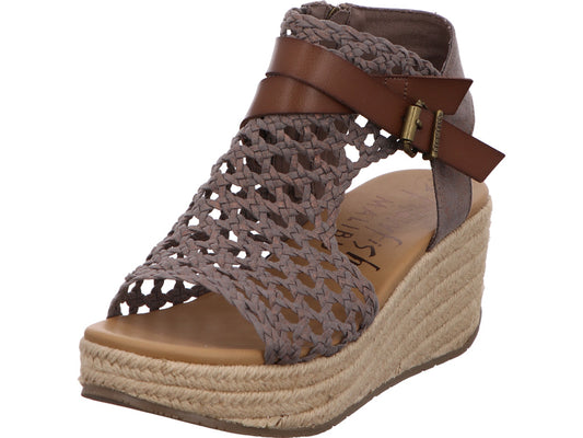 Blowfish Damen Sandalette Anuella in grau-bunt-kombiniert