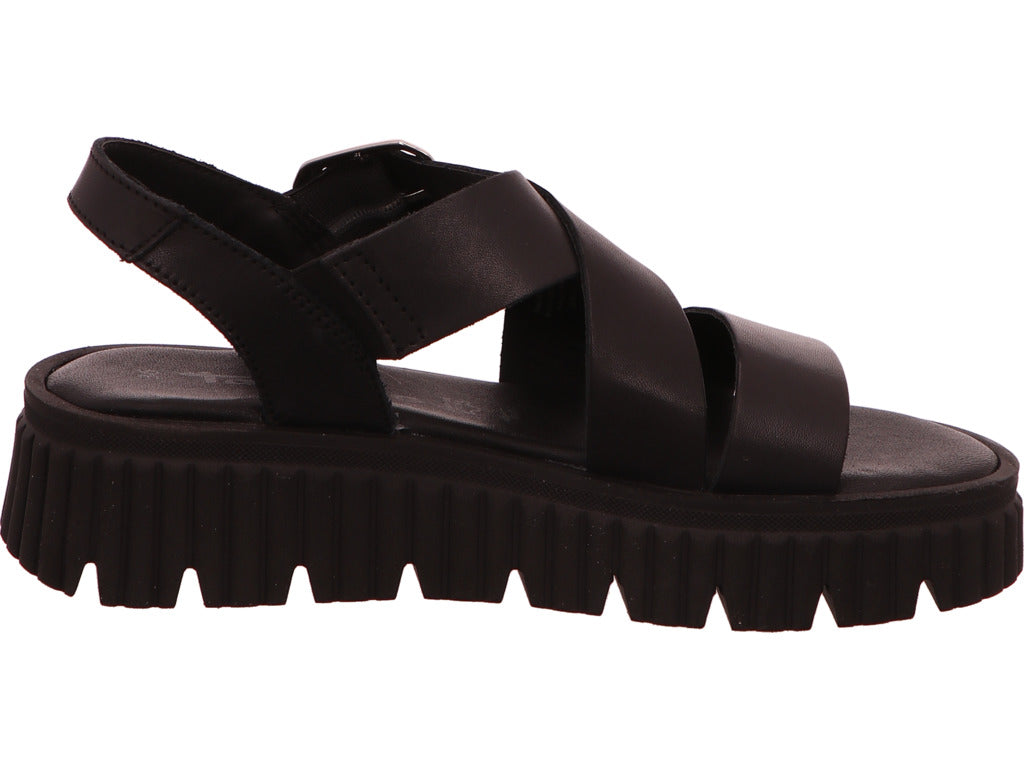 Tamaris Damen Sandalette  in schwarz