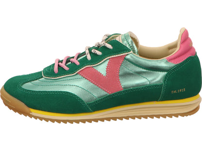 Victoria Damen Sneaker  in grün-bunt-kombiniert
