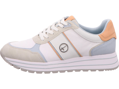 Tamaris Damen Sneaker  in weiß-bunt-kombiniert