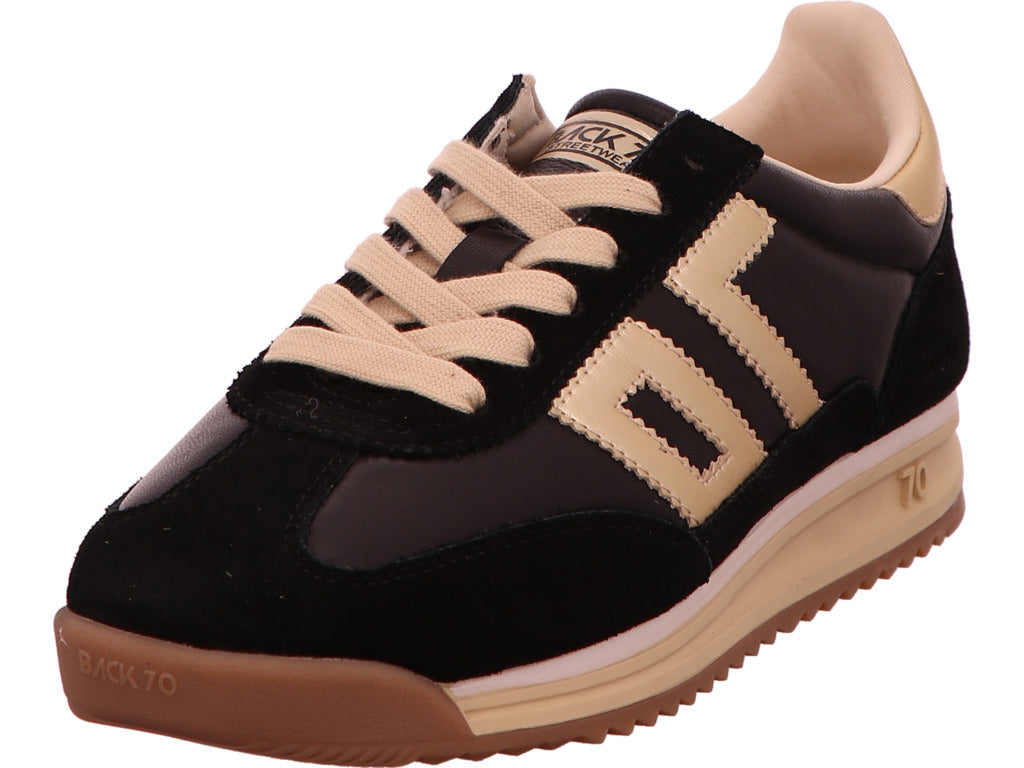 Back 70 Damen Sneaker Cloud in schwarz-bunt-kombiniert