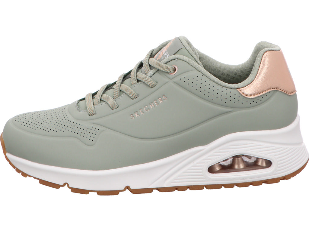 Skechers damessneakers Uno - Shimmer Away in groen