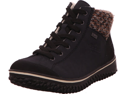 Rieker Damen Stiefel  in blau-bunt-kombiniert