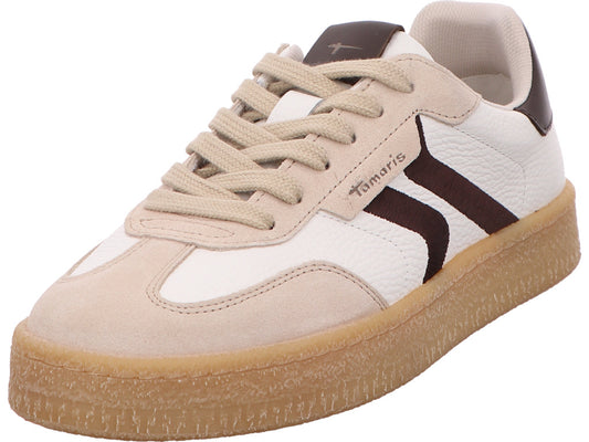 Tamaris Damen Sneaker  in weiß-bunt-kombiniert
