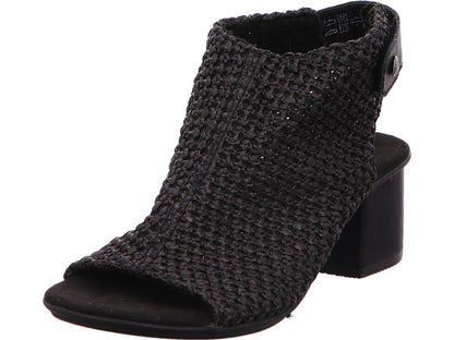Rieker Damen Sandalette  in schwarz