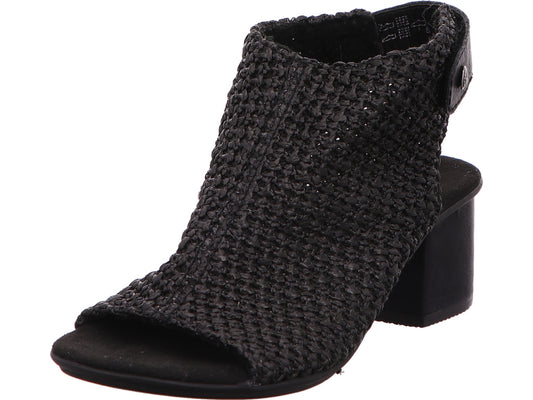Rieker Damen Sandalette  in schwarz
