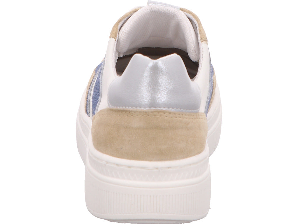 Tamaris Damen Sneaker  in weiß-bunt-kombiniert