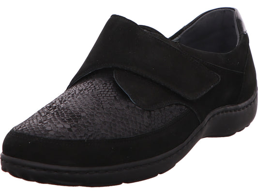 Waldläufer damesslippers in zwart