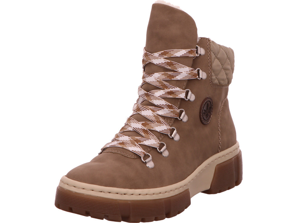 Rieker Damen Stiefel  in beige-kombiniert
