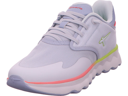 Tamaris Damen Sneaker  in blau-bunt-kombiniert