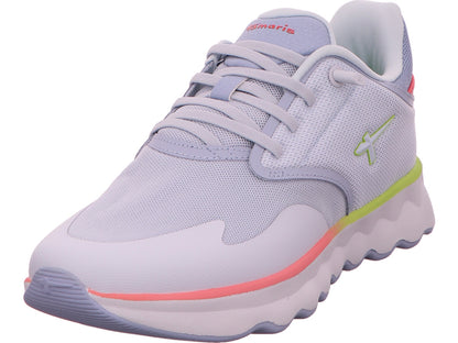 Tamaris Damen Sneaker  in blau-bunt-kombiniert