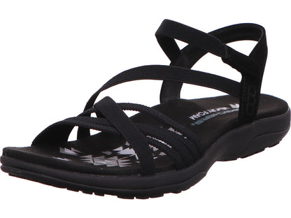 Skechers Reggae Slim-Summer Heat damessandaal in zwart