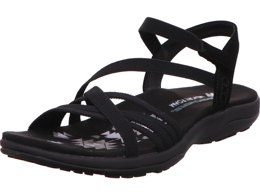 Skechers Reggae Slim-Summer Heat damessandaal in zwart