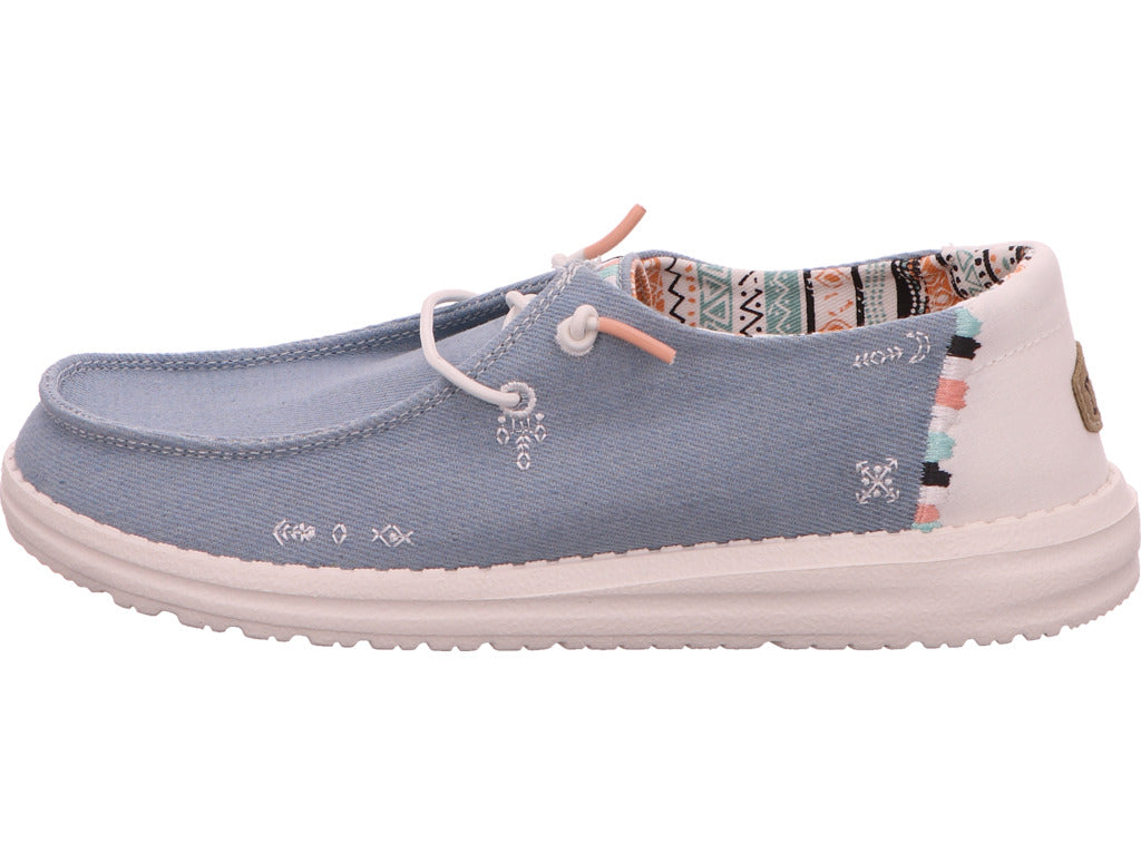 Hey Dude Damen Slipper Wendy Boho in hellblau