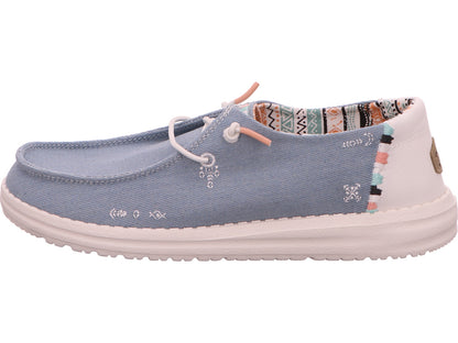 Hey Dude Damen Slipper Wendy Boho in hellblau